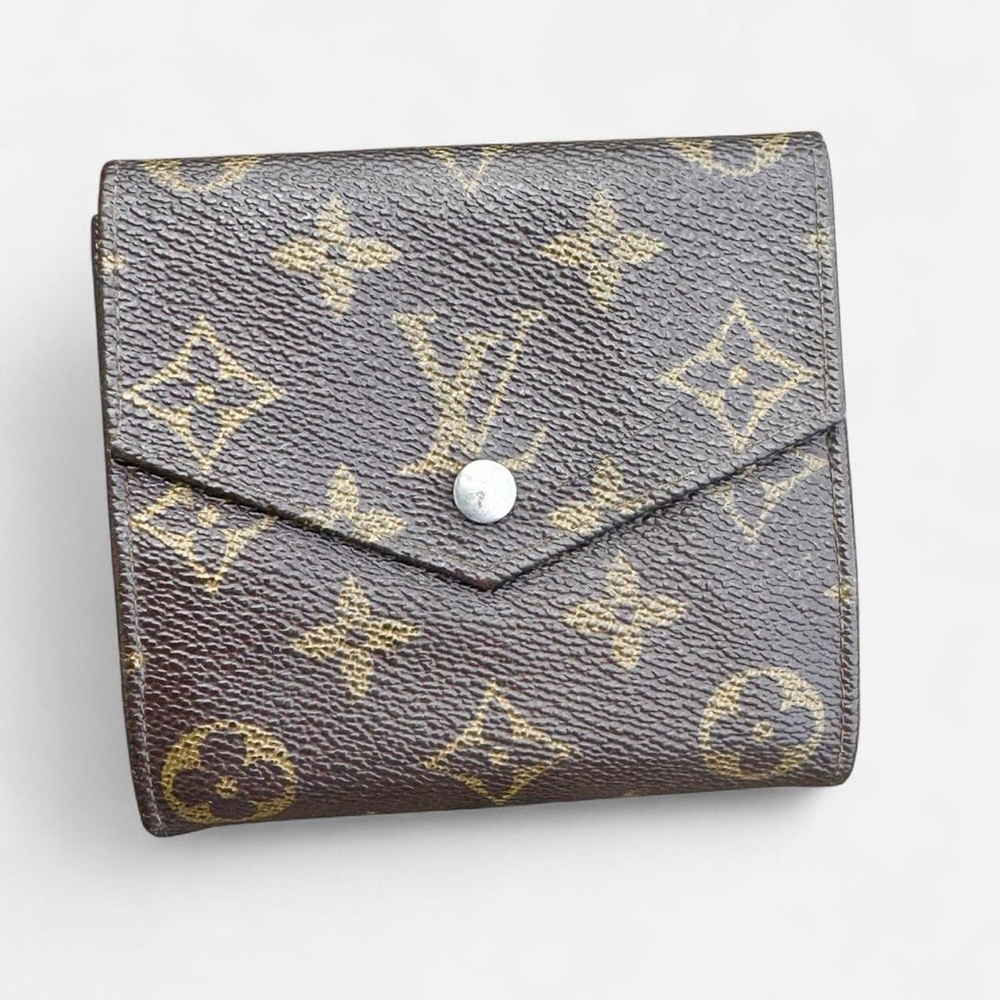Louis Vuitton Monogram Wallet in Brown and Gold